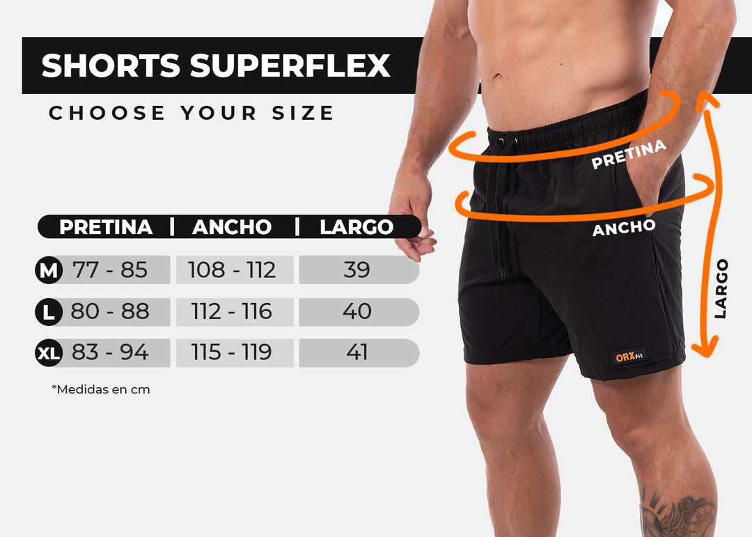 Shorts Superflex Black Camo