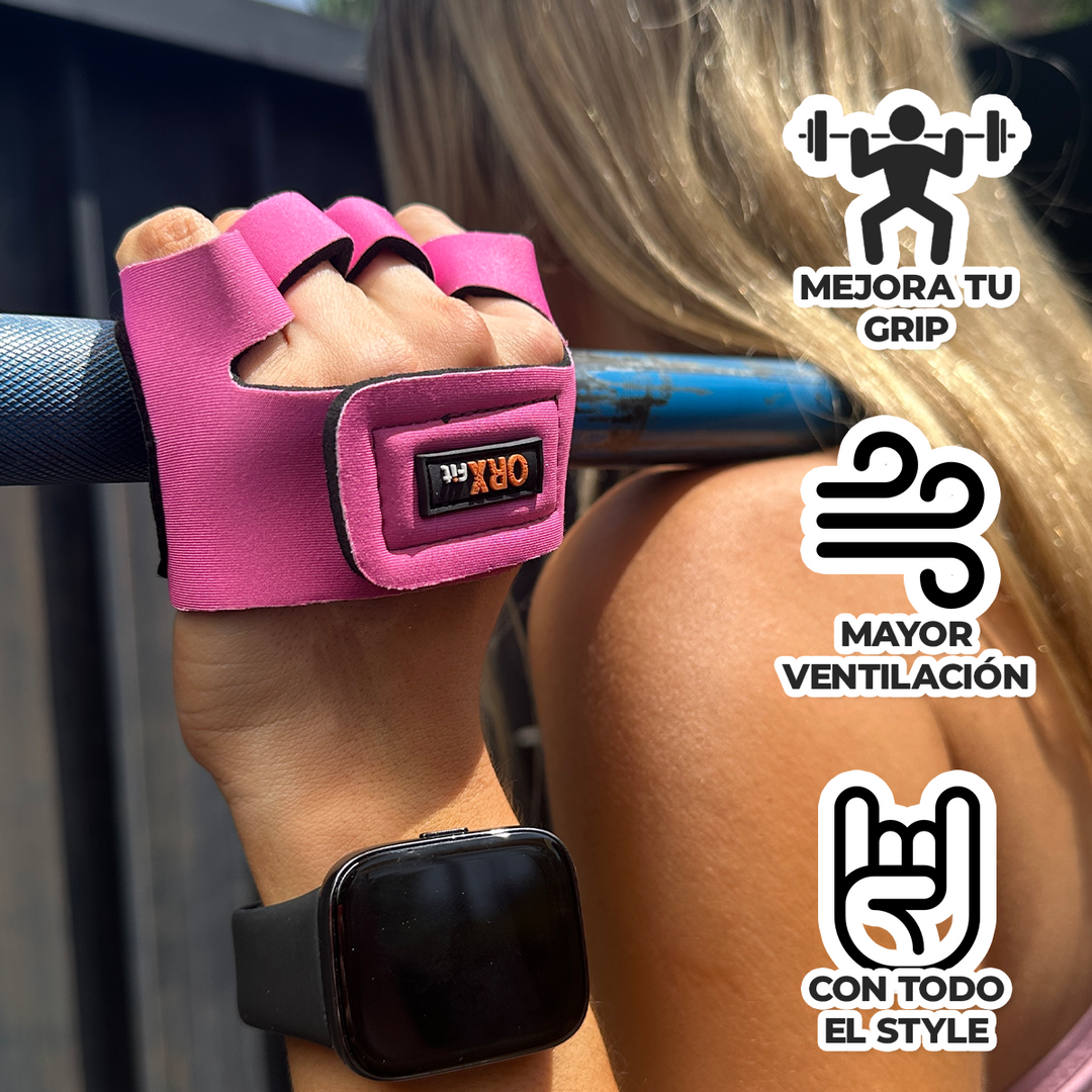 Guantes Pesas GRAB Pink Mujer