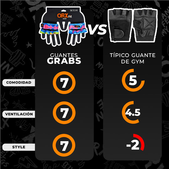 Guantes Pesas GRAB Psicodelic Mujer