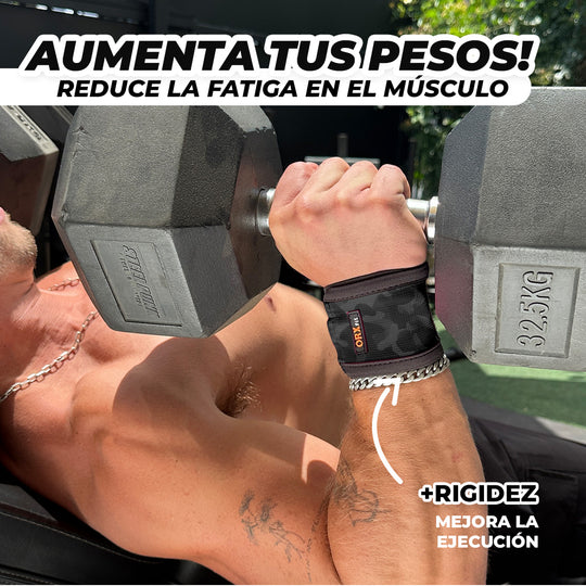 Muñequeras ORX Black Camo