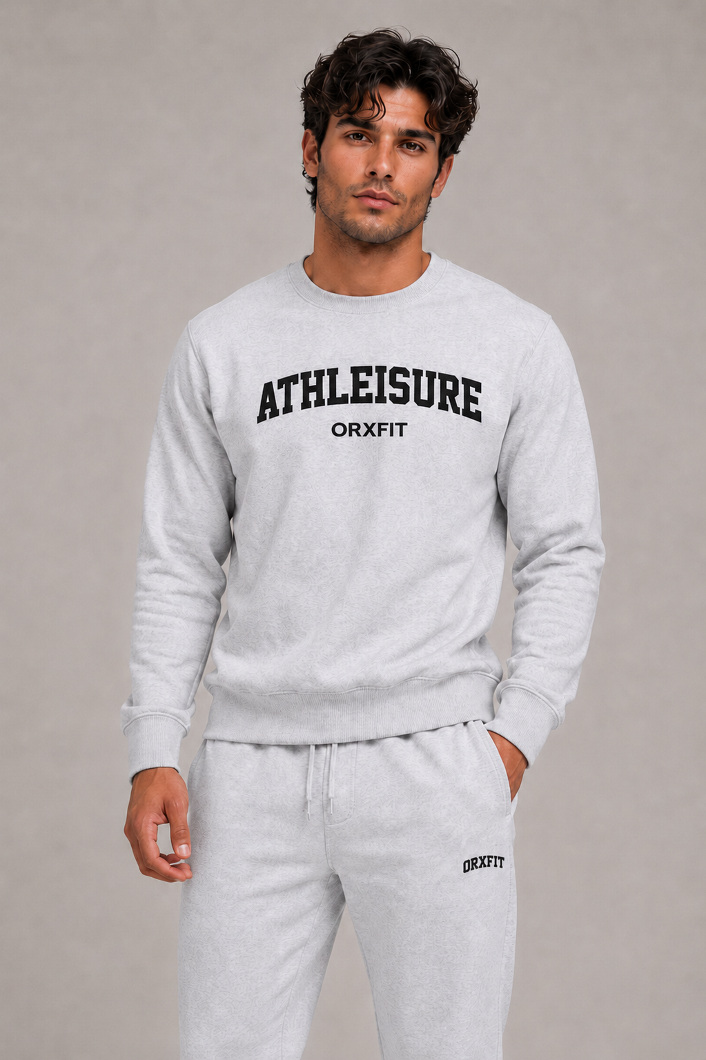 Polerón Athleisure Light Gray
