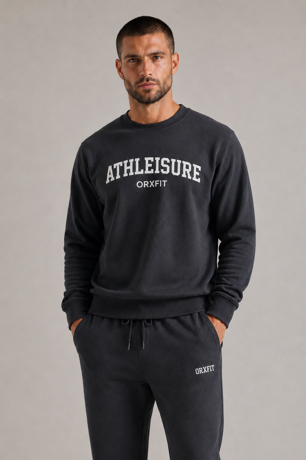 Polerón Athleisure Dark Gray