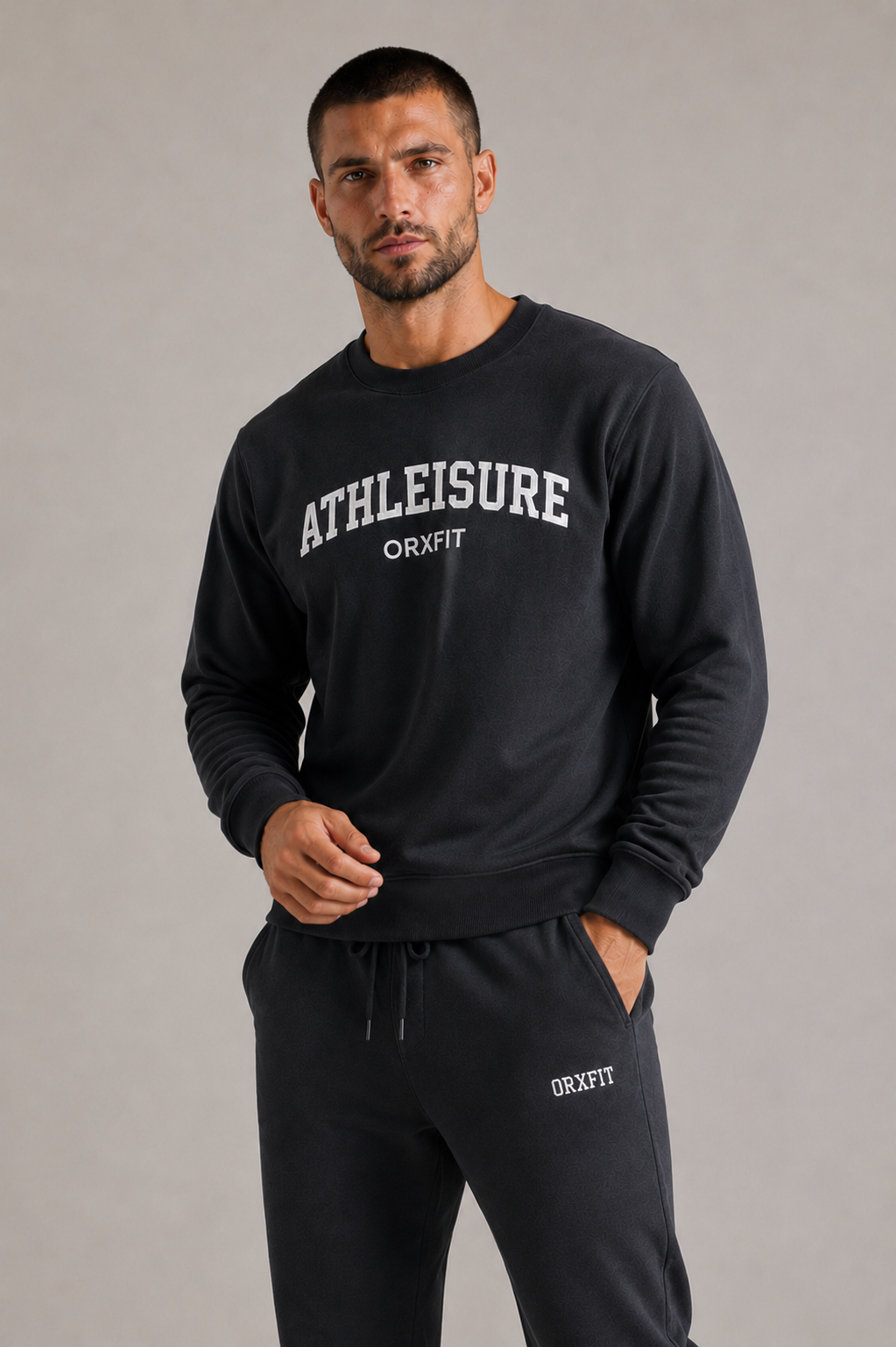 Polerón Athleisure Dark Gray