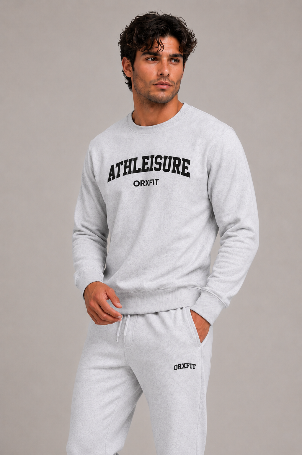 Polerón Athleisure Light Gray