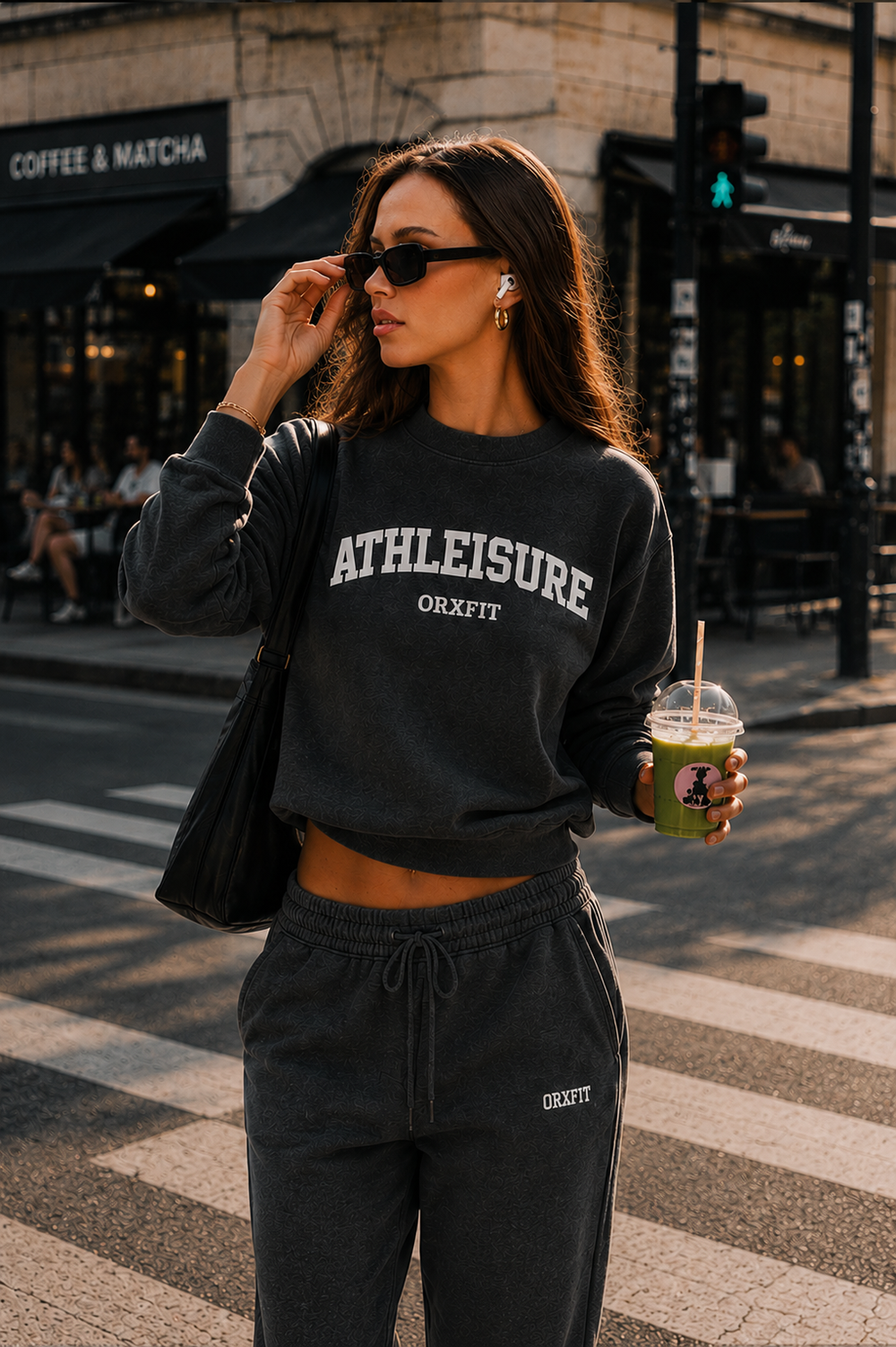 Polerón Athleisure Dark Gray
