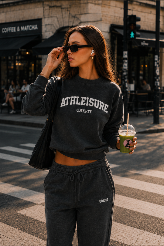 Polerón Athleisure Dark Gray