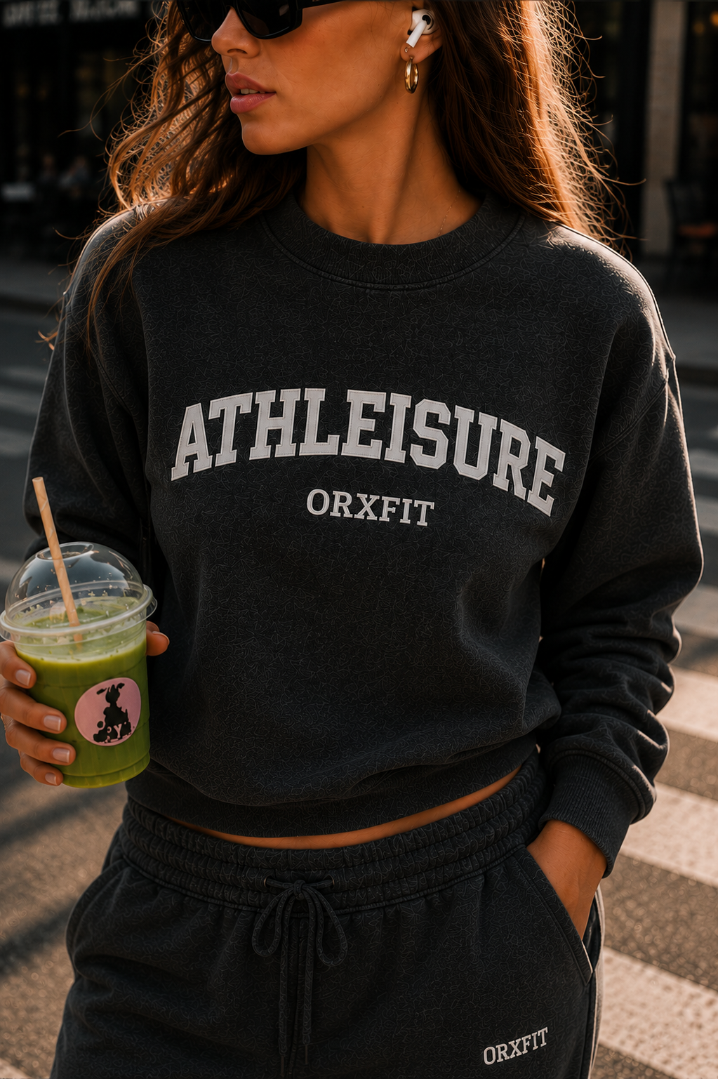 Polerón Athleisure Dark Gray