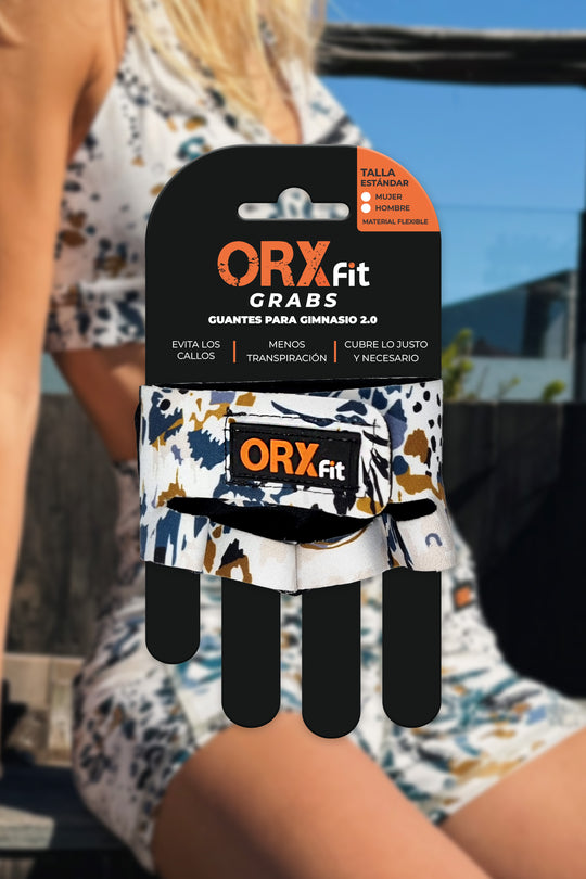 Guantes Pesas GRAB Print Santorini Sunset