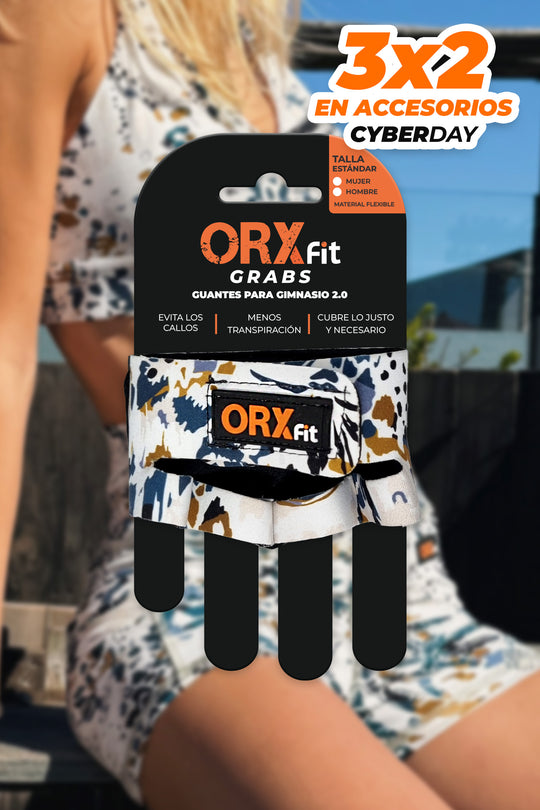 Guantes Pesas GRAB Print Santorini Sunset