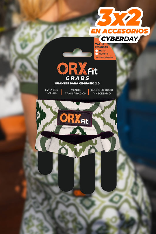 Guantes Pesas GRAB Print Mediterráneo