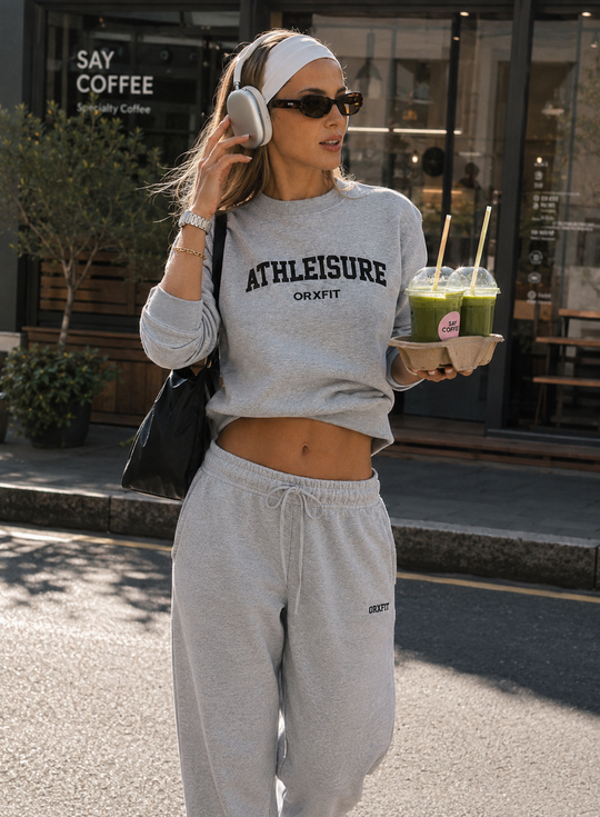Polerón Athleisure Light Gray
