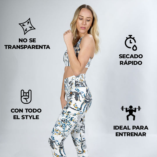 Leggins Print Santorini Sunset
