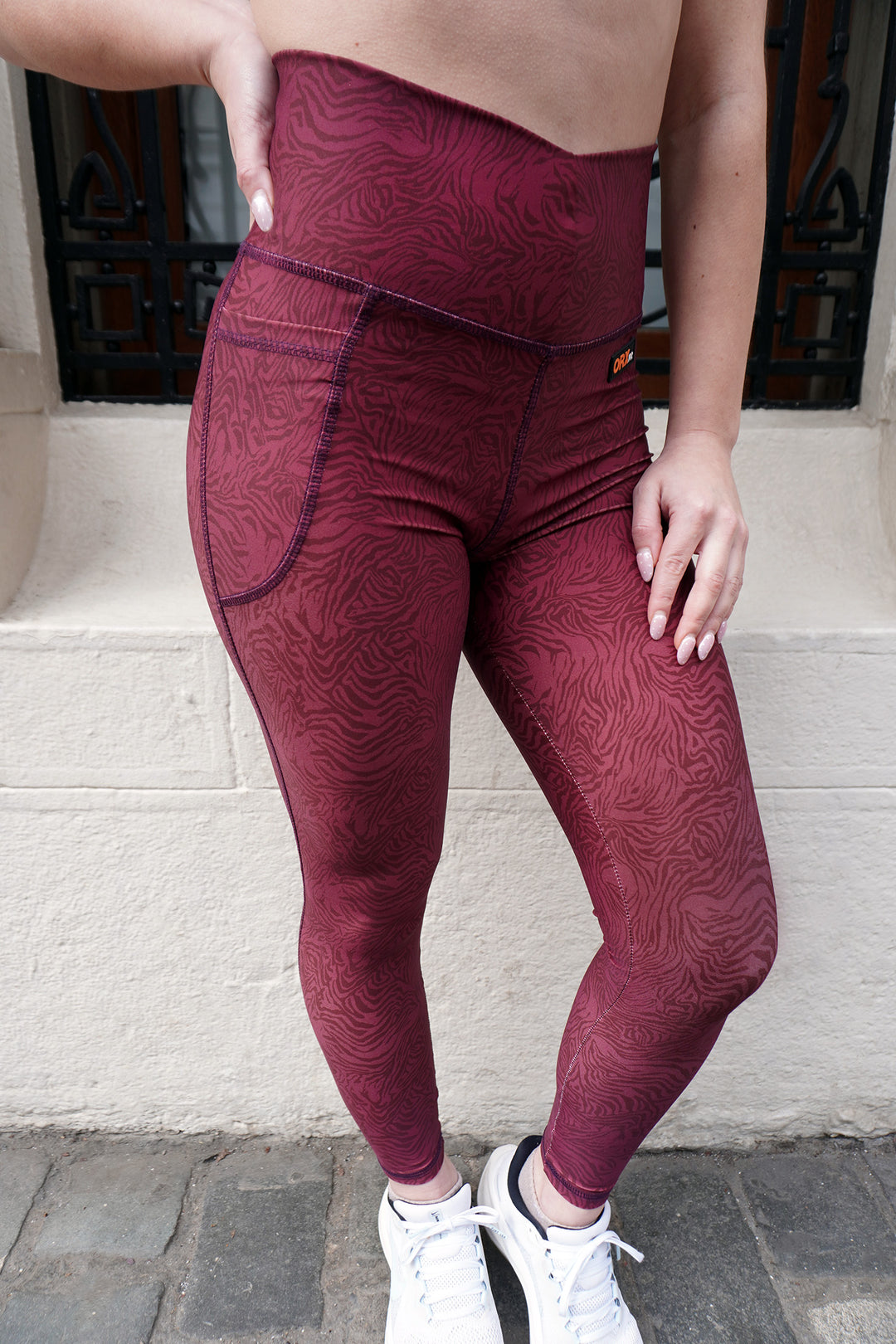 Leggins Wavy Wine