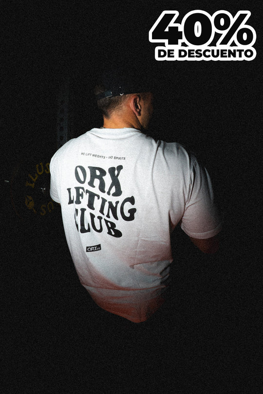 Polera ORX Lifting Club White
