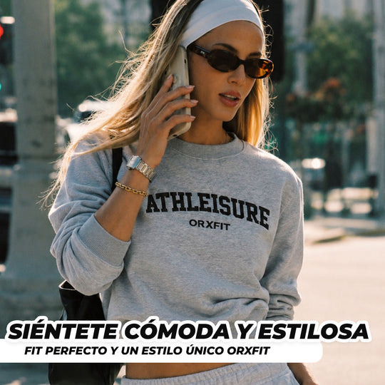 Polerón Athleisure Light Gray