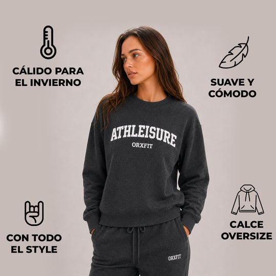 Polerón Athleisure Dark Gray