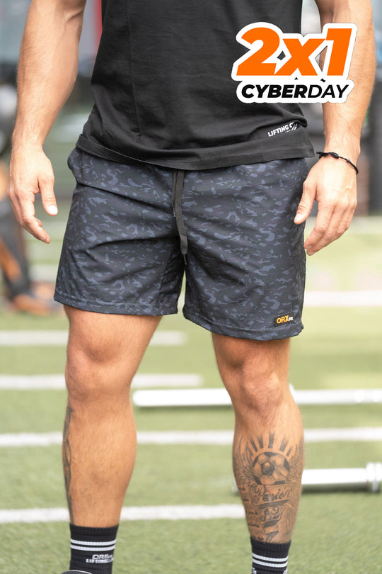 Shorts Built To Lift Black Camo