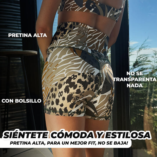 Shorts Print Amazonia Sunset