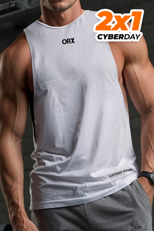 Tank Top Lifting Club White