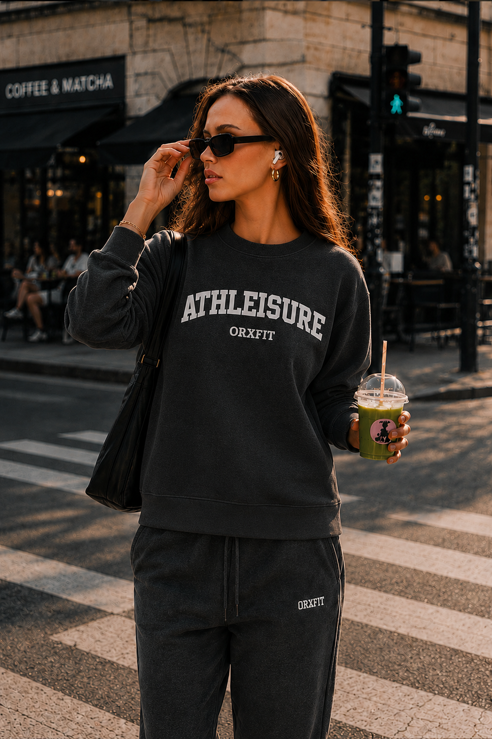 Polerón Athleisure Dark Gray